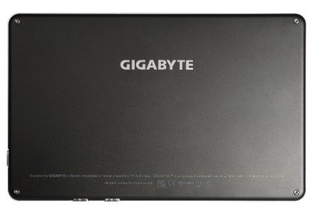 Gigabyte S1080 Tablet PC with Atom N550 back