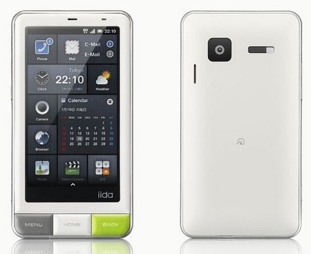 KDDI au iida INFOBAR A01 Android Smartphone Hacca