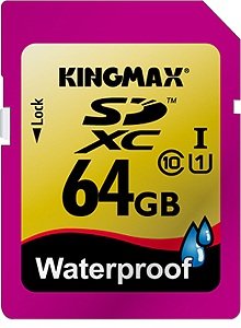 Kingmax 64GB Waterproof Class 10 SDXC Memory Card