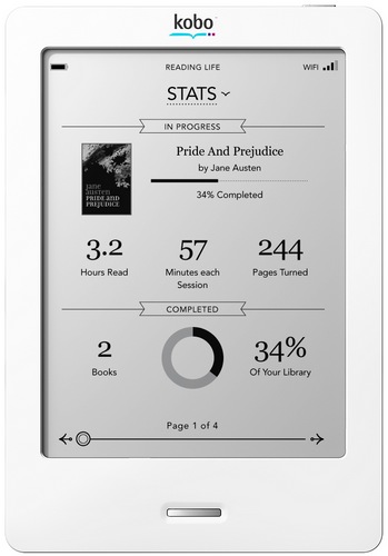 Kobo eReader Touch Edition E-book Reader white