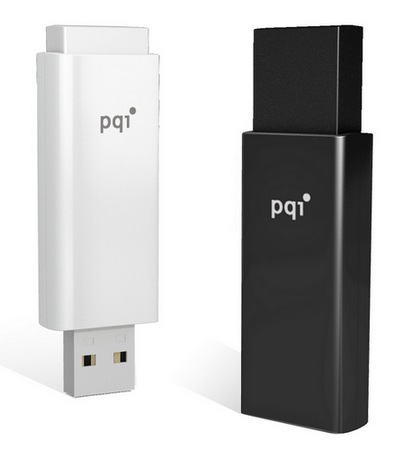 PQI Traveling Disk U275L USB Flash Drive with Extendable Push Pen-Style Mechanism