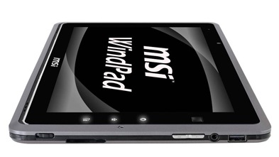 MSI WindPad 110W Windows 7 Tablet PC and WindPad 100A Android Tablet