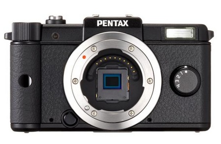 Pentax Q is the World's Smallest and Lightest Interchangeable Lens Camera black no lens