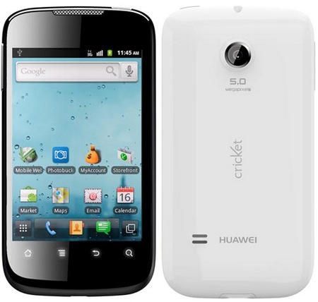 Cricket Huawei Ascend II Budget-priced Android Smartphone