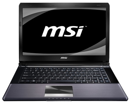 MSI X-Slim X460 Slim Notebook front