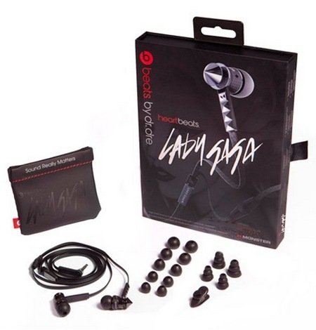Monster Heartbeats 2.0 by Lady Gaga In-ear Headphones items included Monster Heartbeats 2.0 by Lady Gaga In-ear Headphones items included