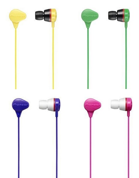 Pioneer SE-CL331 Waterproof In-ear Earbuds for Active Lifestyle colors