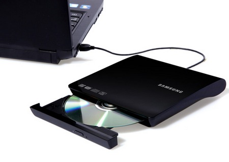 Samsung SE-208AB Slim Portable DVD Burner