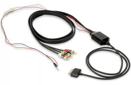 Scosche sneakPEEK auto In-car A V Cable for iPhone, iPod, iPad 1
