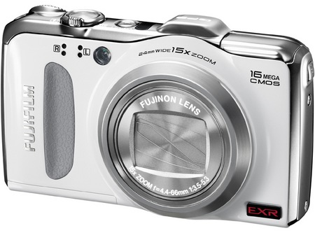 FujiFilm FinePix F600 EXR 15x Zoom Digital Camera white