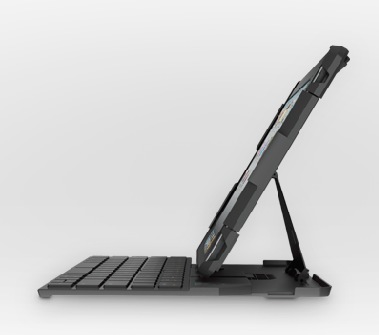 Logitech Fold-Up Keyboard for iPad 2 side
