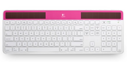Logitech Wireless Solar Keyboard K750 for Mac pinlk