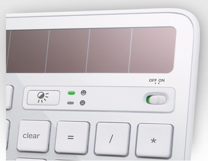 Logitech Wireless Solar Keyboard K750 for Mac solar panel Logitech Wireless Solar Keyboard K750 for Mac solar panel