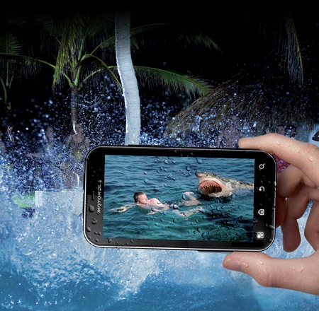 Motorola DEFY+ Rugged Android Smartphone Pool