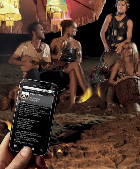Motorola DEFY+ Rugged Android Smartphone beach