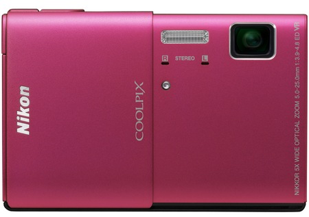 Nikon CoolPix S100 Compact Camera with 3.5-inch OLED Touchscreen pink
