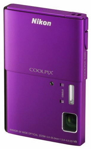 Nikon CoolPix S100 Compact Camera with 3.5-inch OLED Touchscreen purple