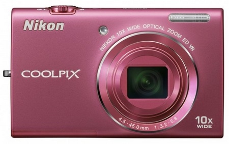 Nikon CoolPix S6200 Compact 10x Zoom Camera pink
