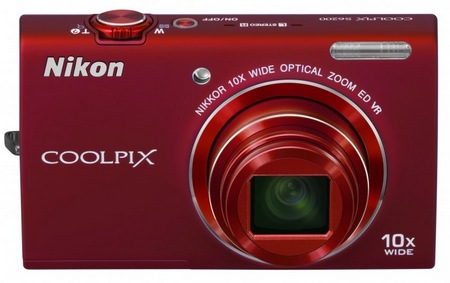 Nikon CoolPix S6200 Compact 10x Zoom Camera red