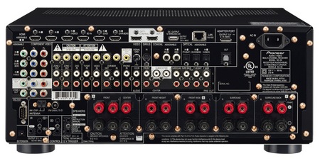 Pioneer Elite SC-57 and SC-55 A V Receivers back