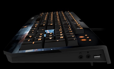 Razer BlackWidow Ultimate Battlefield 3 Edition Gaming Keyboard side