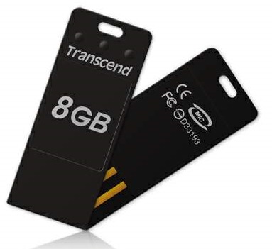 Transcend JetFlash T3 Tiny USB Flash Drive black