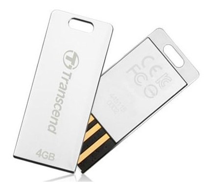Transcend JetFlash T3 Tiny USB Flash Drive silver