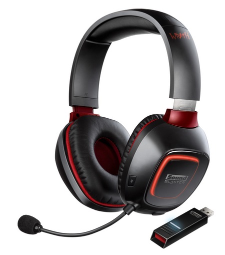 Creative Sound Blaster Tactic3D Wrath wireless gaming headset Creative Sound Blaster Tactic3D Wrath wireless gaming headset