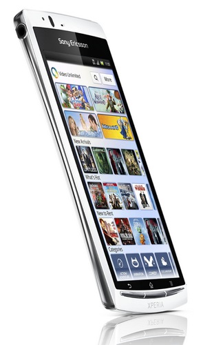 Sony Ericsson Xperia arc S Android Smartphone side Sony Ericsson Xperia arc S Android Smartphone side