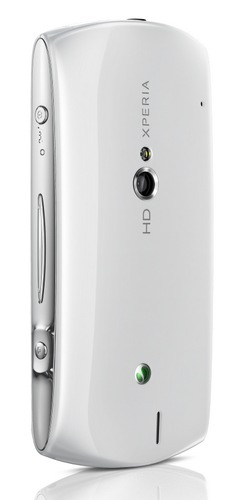 Sony Ericsson Xperia neo V Android Phone back angle Sony Ericsson Xperia neo V Android Phone back angle