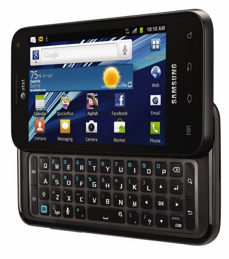 AT&T Samsung Captivate Glide QWERTY Android Phone