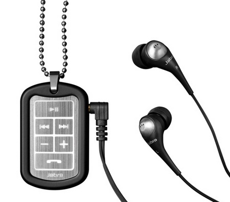 Jabra STREET2 Bluetooth 3.0 Pendant with AM3D Virtual Surround Sound with earphones