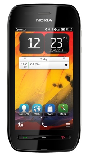 Nokia 603 Symbian Phone with IPS Display and NFC black