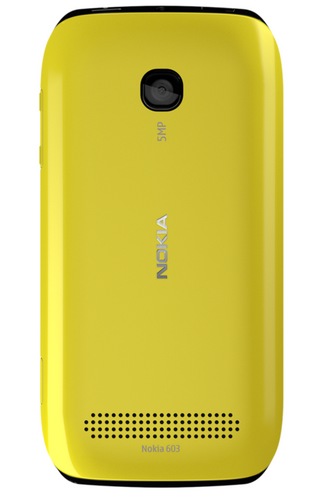 Nokia 603 Symbian Phone with IPS Display and NFC yellow
