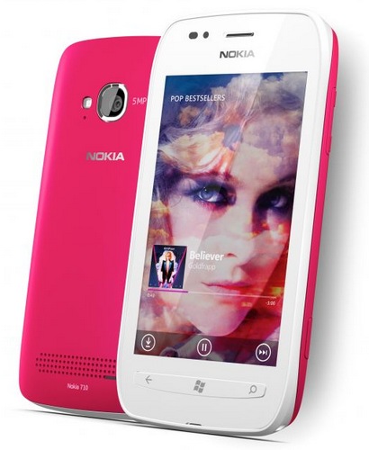 Nokia Lumia 710 Windows Phone 7.5 Smartphone pink Nokia Lumia 710 Windows Phone 7.5 Smartphone pink