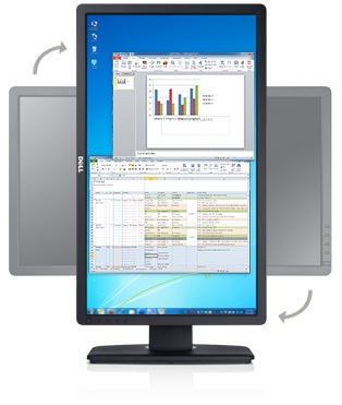 Dell Professional P2312H 23-inch LED Monitor rotate