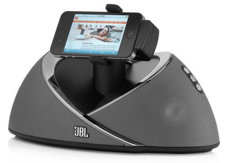 JBL OnBeat Air AirPlay-capable iPad Speaker Dock iphone landscape