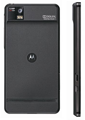 Motorola XT928 Android Smartphone for China Telecom back side