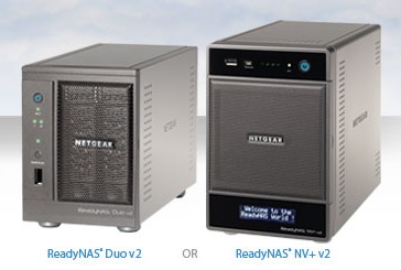 Netgear ReadyNAS Duo v2 and ReadyNAS NV+ v2 Network Storage Systems
