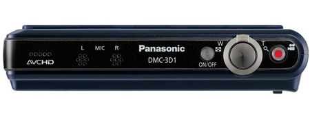 Panasonic LUMIX DMC-3D1 33D Digital Camera top