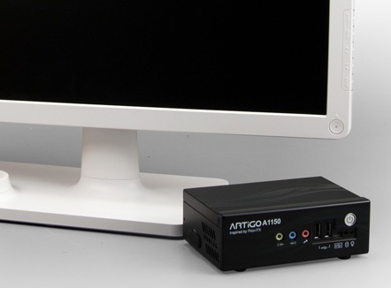 VIA ARTiGO A1150 Dual-core DIY PC Kit with monitor