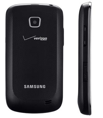 Verizon Samsung Illusion Mid-range Android Smartphone back side