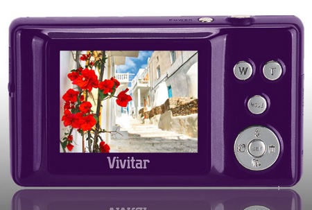 Vivitar ViviCam T135 3D Digital Camera back