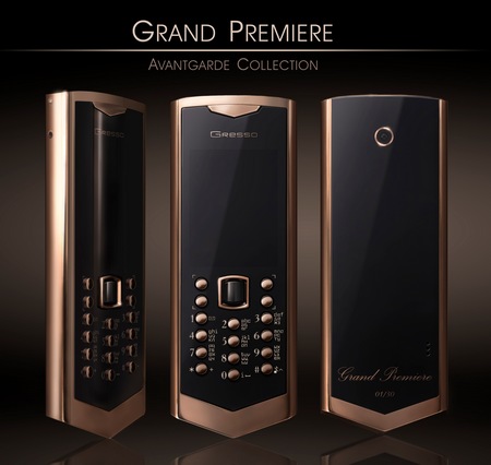 Gresso Avantgarde Grand Premiere Luxury Phone runs Symbian