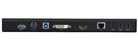 Targus ACP70US USB 3.0 Dual Video Docking Station back Targus ACP70US USB 3.0 Dual Video Docking Station back