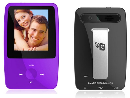 eMatic eSportsClip Portable media player eMatic eSportsClip Portable media player