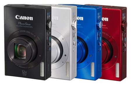 Canon PowerShot ELPH 520 HS digital camera colors