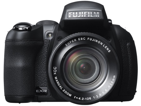 FujiFilm FinePix HS30EXR and HS25EXR Cameras with 30x Optical Zoom front