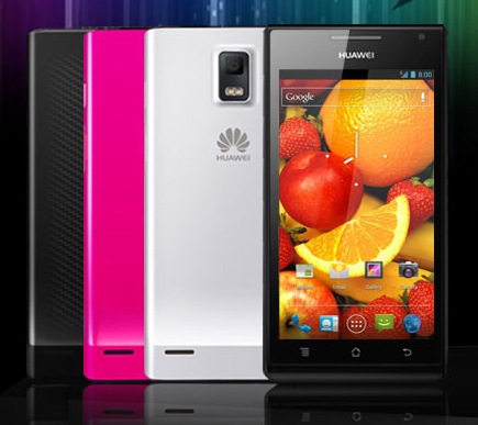 Huawei Ascend P1 S and Ascend P1 Ultra Thin Smartphones colors