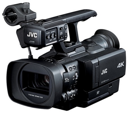JVC GY-HMQ10 - The World's First Handheld 4K Camcorder